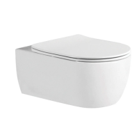 Унитаз подвесной с сиденьем микролифт Aquatek Европа AQ1106L-00 безободковый