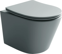 Унитаз подвесной с сиденьем микролифт Ceramica Nova Balearica CN6000MH безободковый