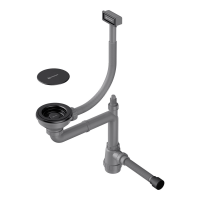 Арматура для одночашевых моек Omoikiri WK-1C-GB 4956760 графит