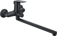 Смеситель для ванны с длинным изливом Aquatek Вега AQ1042MB черный