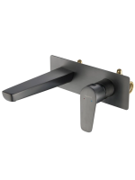 Смеситель для раковины Aquatek Бетта AQ1113BGM оружейная сталь
