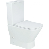 Унитаз-компакт с сиденьем микролифт Aquanet Fine FINE-C безободковая