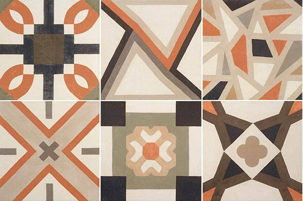 Керамогранит Niza Coral (6 дизайнов) 20x20 от Roca (Испания)