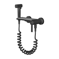 Гигиенический душ со смесителем D&K Bayern DA1504545 черный