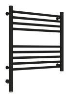 Полотенцесушитель электрический 500х500 Сунержа Богема + прямая 31-5804-5050 черный