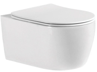 Унитаз подвесной с сиденьем Aquanet Smart LX-1106 безободковый