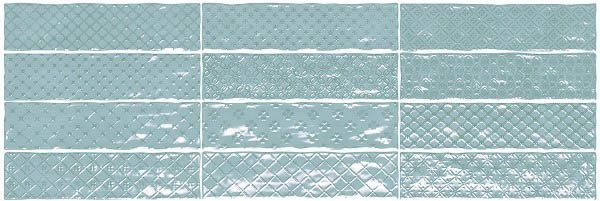 Настенная плитка MUSIC AZUL DECOR 7.5x30 от El Barco (Испания)