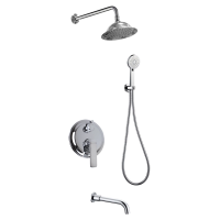 Душевая система Bronze de Luxe Tiffany A800/9143-3 хром