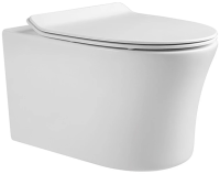 Унитаз подвесной с сиденьем микролифт Aquatek Ника AQ2009-00 безободковый