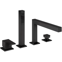 Смеситель Cezares Porta PORTA-BVDM4-NOP на борт ванны черный