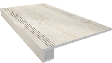 Комплект DAINTREE (Ступень DA01(33x120)непол.(прям.бортик)с насечками+Подступенок(14.5x120) 33x120 от Ametis (Россия)