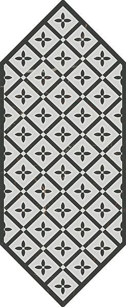 Декор Келуш 5 черно-белый (HGD/A484/35006) 14x34x6.9 от Kerama Marazzi (Россия)