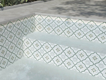 Керамогранит SIROCCO BLUE ORNATE 22.3x22.3 от Harmony (Испания)