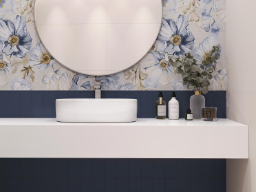 Настенная плитка FABIA DARK GREEN (отгрузка кратно уп.) 7.5x30 от SmileTile (Индия)