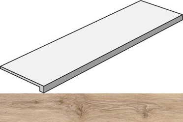 Фронтальная ступень ECO CHIC GRAD.TOP NATURALE RET (PF60006663) 32x120x4.5 от ABK Ceramiche (Италия)