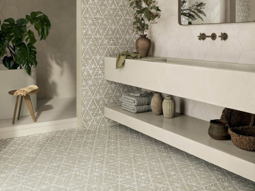 Керамогранит Terracreta Cesello Argilla Esagonо (J081) 25x21.6 от Marca Corona (Италия)