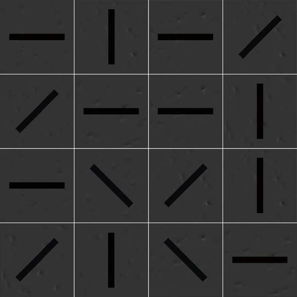 Декор Filippo Soul Virgola Basalto 20x20 от Vives Ceramica (Испания)