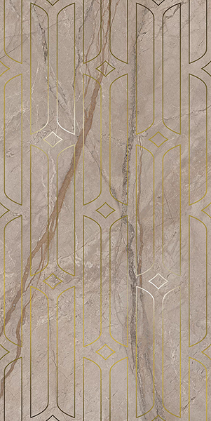 Декор Ифран бежевый светлый глянцевый обрезной (KMD3STA071BR) 60x119.5x0.9 от Kerama Marazzi (Россия)