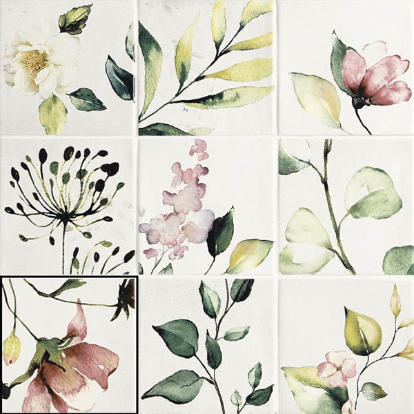 Декор Sintra Prado Ice White Mix 12.4x12.4 от APE Ceramica (Испания)