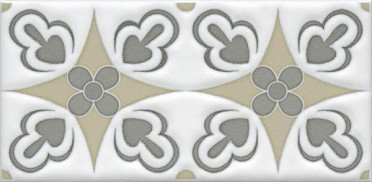 Декор Клемансо STG/A620/16000 орнамент 7.4x15 от Kerama Marazzi (Россия)