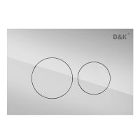 Кнопка смыва D&K Bayern DB1529001 хром