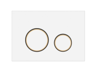 Кнопка смыва Cersanit Twins 63535 белая