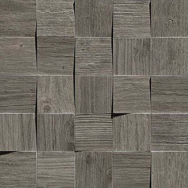 Мозаика Axi Grey Timber Mosaico 3D (AMV4) 35x35 от Atlas Concorde (Италия)