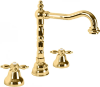 Смеситель для раковины Cezares Nostalgia NOSTALGIA-BLS2-03/24 золото