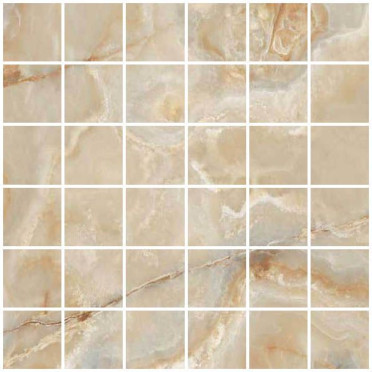 Мозаика ONYX&MORE GOLDEN ONYX SATIN MOS. 5X5 (767647) 30x30 от Casa Dolce Casa (Италия)