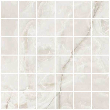 Мозаика ONYX&MORE WHITE ONYX GLO MOS 5X5 (767641) 30x30 от Casa Dolce Casa (Италия)