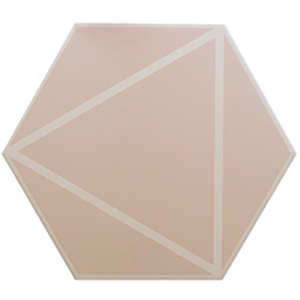 Керамогранит FANCY LINES PINK (127022) 20x23 от DNA Tiles (Испания)