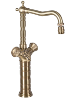 Смеситель кухонный с поворотным аэратором Bronze de Luxe Royal (21973K)