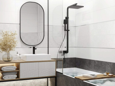 Настенная плитка Grafito Dark (WT15GRF07R) 24.6x74x9.8 от Delacora (Россия)