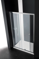 Душевая дверь в нишу Cezares Anima 120 см. профиль хром, стекло прозрачное