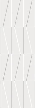 Плитка настенная Tel Awiv Bianco Struktura C 29.8x89.8 от Paradyz (Польша)