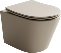 Унитаз подвесной с сиденьем микролифт Ceramica Nova Balearica CN6000MC безободковый