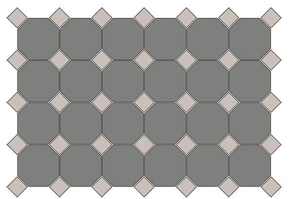 Керамогранит CE.SI. ART DECO Nickel ottagono СП165 10x10 от CE.SI. (Италия)