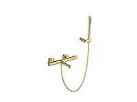 Смеситель для ванны BelBagno Uno UNO-VASM/DFS-ORO золото