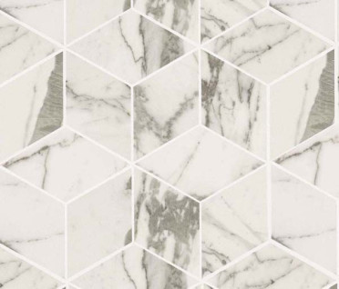 Мозаика Marvel Statuario Select Mos. Esagono Lapp. ADVK 30x35 от Atlas Concorde (Италия)