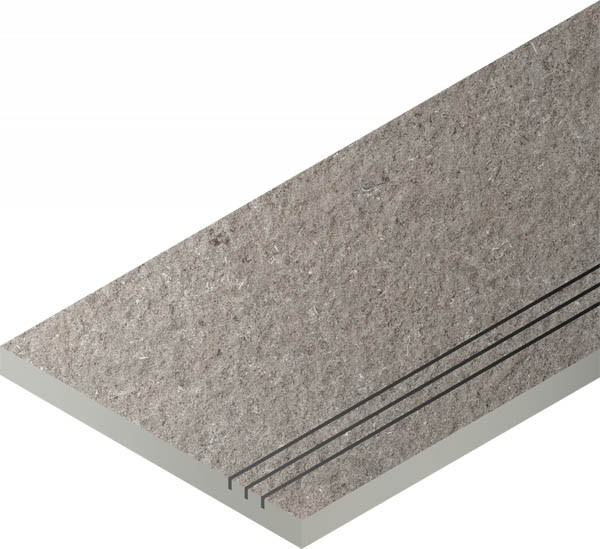 Угловая ступень DISCOVER X2 GREY BOR. GRIP DX правая (620090001034) 30x60 от Italon (Россия)