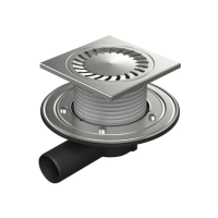 Душевой трап с решеткой Paini 150х150 мм