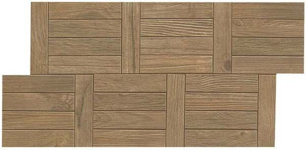 Декор Axi Brown Chestnut Treccia (AMWQ) 28x53 от Atlas Concorde (Италия)