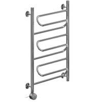 Полотенцесушитель электрический 800x400 Ника Curve ЛЗ 80/40 лев