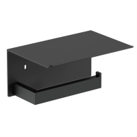 Держатель для туалетной бумаги Nofer Corinto 16878.N черный