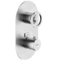 Термостатический смеситель для душа Nobili Sole SO130101IX нержавеющая сталь