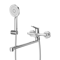 Смеситель для ванны BelBagno Unique UNIQUE-VASM-L-CRM хром