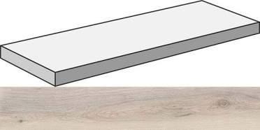 Угловая ступень ECO CHIC ANG.TOP SX ALMOND RET левая (PF60006666) 32x120x4.5 от ABK Ceramiche (Италия)