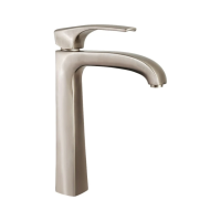 Смеситель для раковины Paini Lady 89PW211LLLSSR с донным клапаном высокий, никель PVD