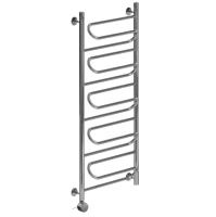 Полотенцесушитель электрический 1200x500 Ника Curve ЛЗ 120/50 лев