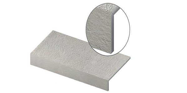 Фронтальная ступень г-образная SHALE TAUPE ELEMENTO L L.120 (SL06LBA2A) 6.5x120x60 от Italgraniti (Италия)